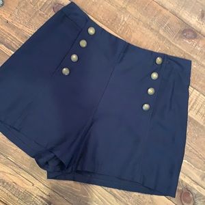 Abercrombie dressy shorts with sailor buttons.